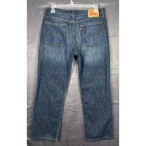 Mens 514 Levi Jeans Cotton Straight Leg Relaxed Fit 36x30 Actual 34Wx30L